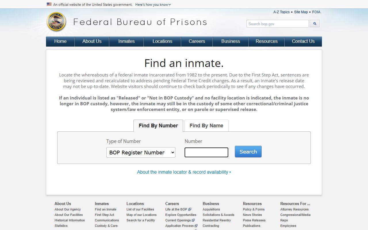 Federal Transfer Center Oklahoma City BOP inmate locator